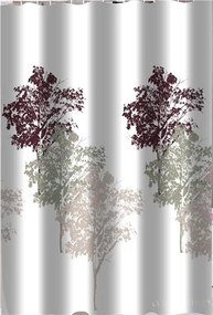 Zuhanyfüggöny - COLOR TREE - Impregnált textil - 180 x 200 cm