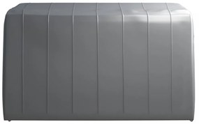 szürke acél tárolósátor 370x370 cm