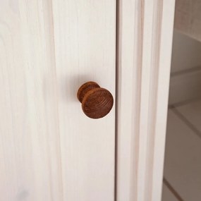 Íróasztal borovi fenyő asztallappal 50x140 cm Anita – Støraa