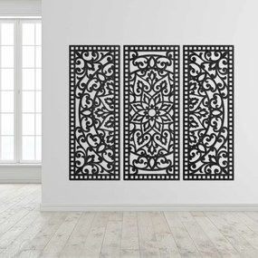 Faldekoráció háromrészes mandala panel | AURELIA