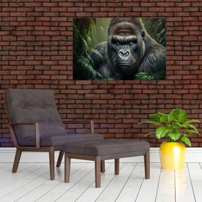 Kép - Egy gorilla portréja (90x60 cm)