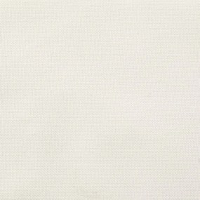 6 db melange krémszínű szövet háttámlás székpárna 100x50x4 cm