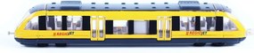 RAPPA Rappa RegioJet sárga vonat - regionális - fém-műanyag
