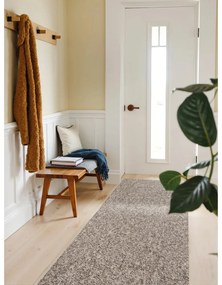 Szürke mosható futószőnyeg 80x240 cm Rocco Taupe – Elle Decoration