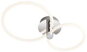 Redo 01-2222 - Fényerőszabályozható LED mennyezeti lámpatest SPELL LED/32W/230V fényes króm