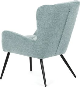 Fotel (füles), kék, szövet, AK-H9206 BLUE2