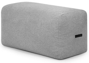 Világosszürke buklé babzsákfotel Plus 100 Lounge – SLOWDOWN