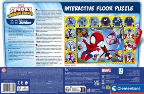 Pókember Spidey and Friends interaktív 24 db-os puzzle Clementoni