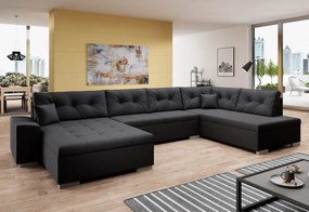 WITOS U alakú ülőgarnitúra, 344x81x163, malmo 95, jobb