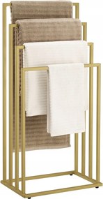 Fürdőszobai Törölközőtartó Állvány 4 Szintes Arany