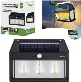 Napelemes Led Lámpa Homlokzati Fali Lámpa Dekorációs Világítás Lámpa 3 Led