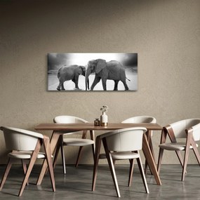 Elefántok képe (120x50 cm)