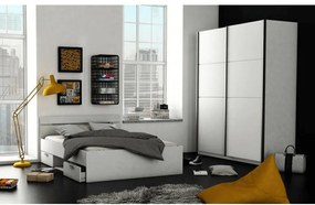 Ágykeret, 140x200, fehér, MICHIGAN