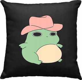 Béka párna mémes béka 5 fekete