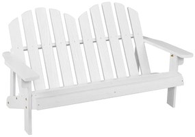 2 személyes adirondack szék gyerekeknek, fehér