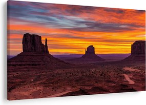 Kép - Emlékmű - völgy Arizonában (90x60 cm)