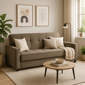 Dönthető kanapé bézs színben, ALUNA