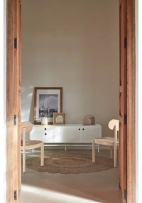 Fehér TV-állvány 140x52 cm Punto - Teulat