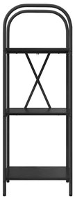 Könyvespolc Musta tammi 40 x 30 x 109 cm Faanyag