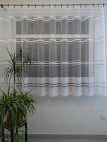 Mg Függöny 352861 Fehér arany 300x250cm kész M szalaggal