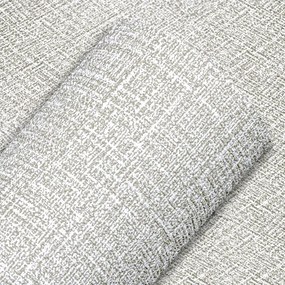 Öntapadós Tapéta Bárány Szürke Lenvászon 2,8m x 50cm 3D Szerkezet