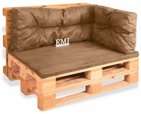 EMI kerti raklap párna szett 3db barna