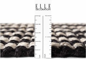 Fekete kézi szövésű juta szőnyeg 160x230 cm Harvest Ebony – Elle Decoration