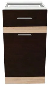 Salandra egyfiókos alsó konyhaszekrény IC 40 Dark sonoma N