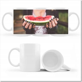 Nyomott mintás bögre Görögdinnye csemege