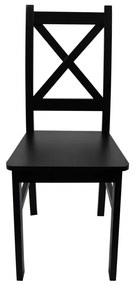 NATE fekete étkezőszék