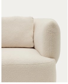 Krémszínű buklé fotel Martina – Kave Home