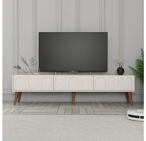 TV asztal/szekrény Bipemu 3 (krém + dió) . 1095684