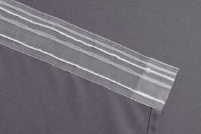 OXFORD LIGHT világosszürke függöny 140x250 cm Felfüggesztés: Hullámos sínszalag