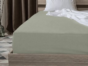 Pamut gumis lepedő STANDARD 90 x 200 cm szürkészöld