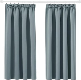 Pony Dance Sötétítő függöny 2 db 160x140 cm szürke-kék