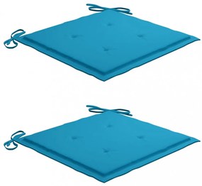 2 db kék oxford szövet kerti székpárna 50 x 50 x 3 cm