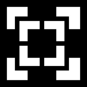 Bögrealátét szett 4 db-os négyzet alakú asztali dísz