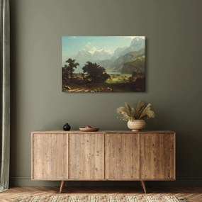 Kép - Albert Bierstadt, Lake Lucerne, reprodukciók (90x60 cm)