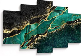 Kép - Kerozin-arany márványozás (150x105 cm)