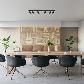 Spotlámpa VERTICAL 6xGU10/8W/230V fekete