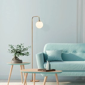 Állólámpa üveg búrával (magasság 27 cm) Viran – Opviq lights