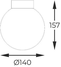 Zuma Line C0574-01D-P7AA - Mennyezeti lámpa ARCTURUS 1xG9/4W/230V fekete