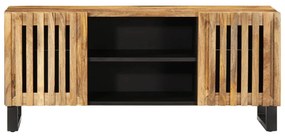 tömör nyers mangófa TV-szekrény 105 x 34 x 46 cm