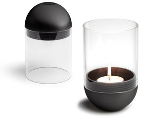 Gravity Candle Black - gravitációs gyertyatartó, fekete - Höfats