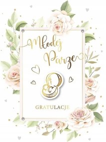 Esküvői bérlet B6 aranyozással, Armin Style