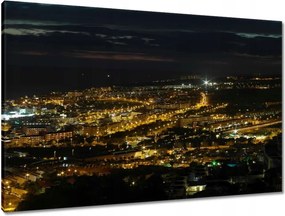 Vászonkép 90x60 Tájkép éjszakai felvételen