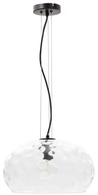 Fekete függőlámpa üveg búrával ø 40 cm Balma – Kave Home