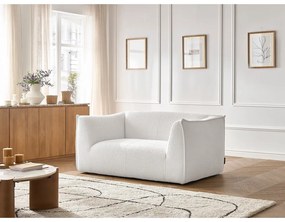 Fehér buklé kanapé 170 cm Giorgia – Bobochic Paris