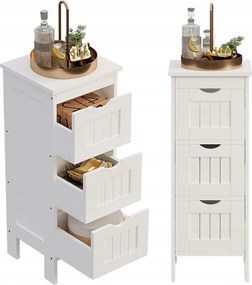 Fürdőszoba Polc Keskeny Fiókos Komód Fehér Fürdőszoba Törölközőtartó Loft