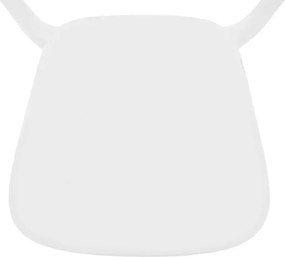 Rakásolható szék, fehér, FEDRA NEW